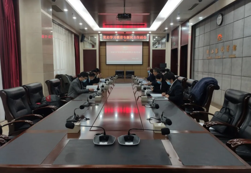 qy球友会官网集团 温泉集团党委班子召开党史学习教育专题民主生活会